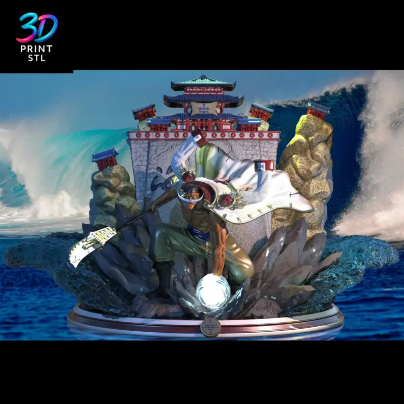 Edward Newgate Diorama One Piece | 3D Print Model | STL - Image 2