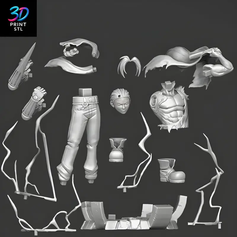 Edward Elric State Alchemist Figure | STL for 3D Printers - Image 4