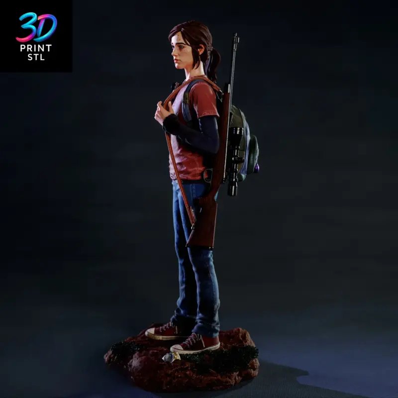 Ellie The Last of Us | 3D Print Model | STL - Image 3