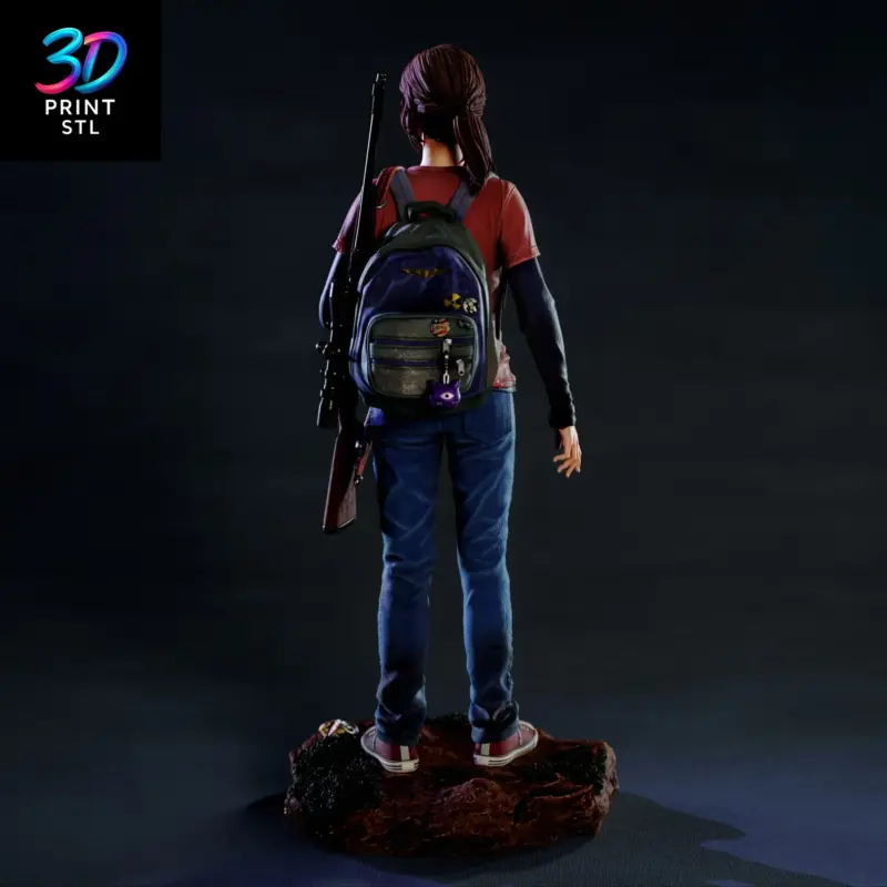 Ellie The Last of Us | 3D Print Model | STL - Image 4
