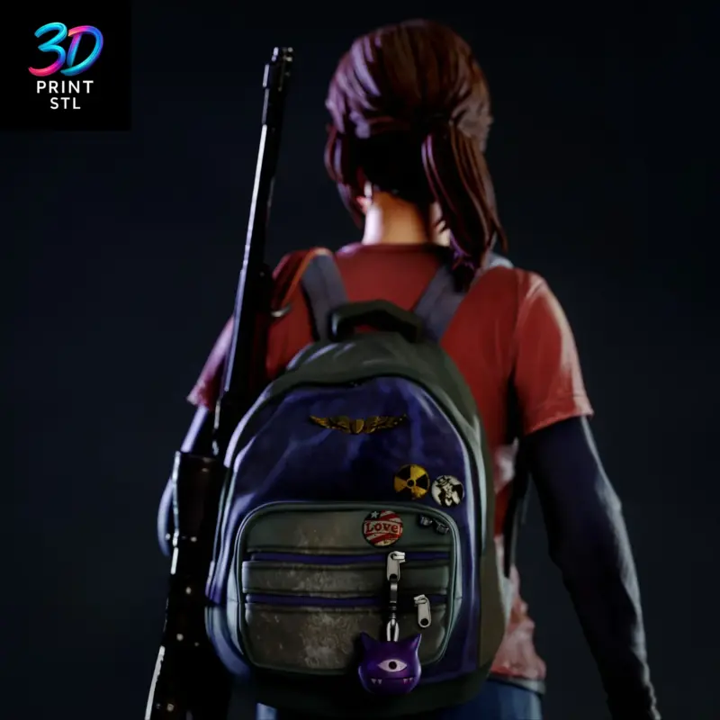 Ellie The Last of Us | 3D Print Model | STL - Image 6