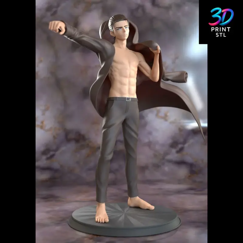 Eren Jaeger Attack on Titan | STL File for 3D Printing