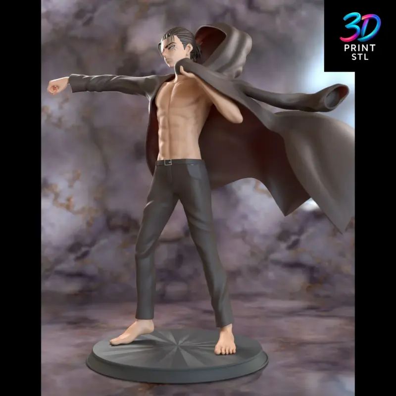 Eren Jaeger Attack on Titan | STL File for 3D Printing - Image 2