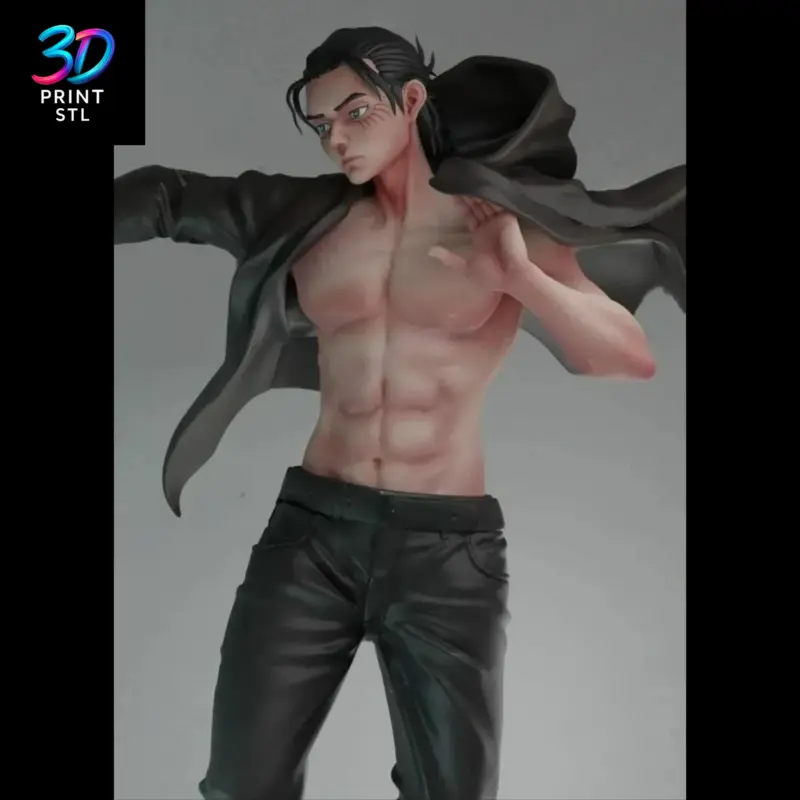 Eren Jaeger Attack on Titan | STL File for 3D Printing - Image 3