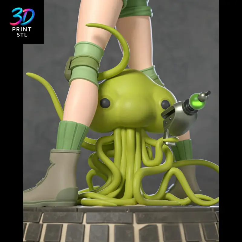 Eri Kasamoto Figure Metal Slug | 3D Print Model | STL - Image 4