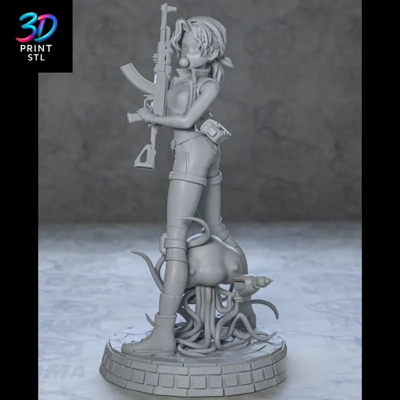 Eri Kasamoto Figure Metal Slug | 3D Print Model | STL - Image 5