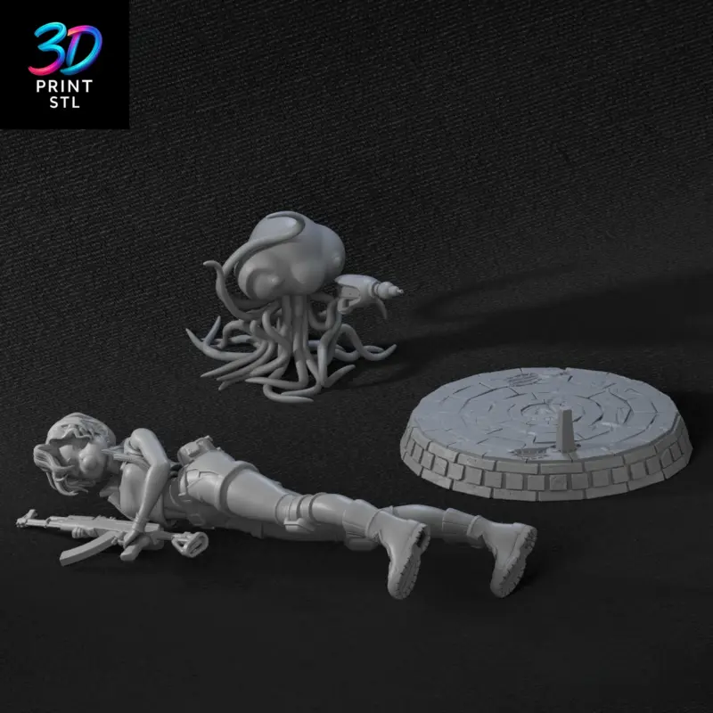 Eri Kasamoto Figure Metal Slug | 3D Print Model | STL - Image 8