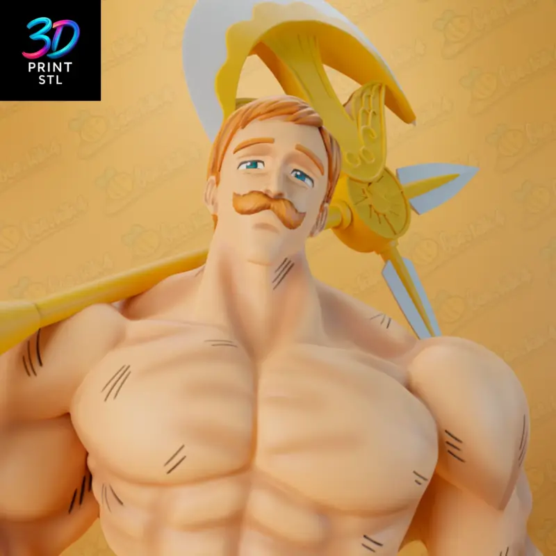 Escanor The Seven Deadly Sins | STL File for 3D Printing - Image 3