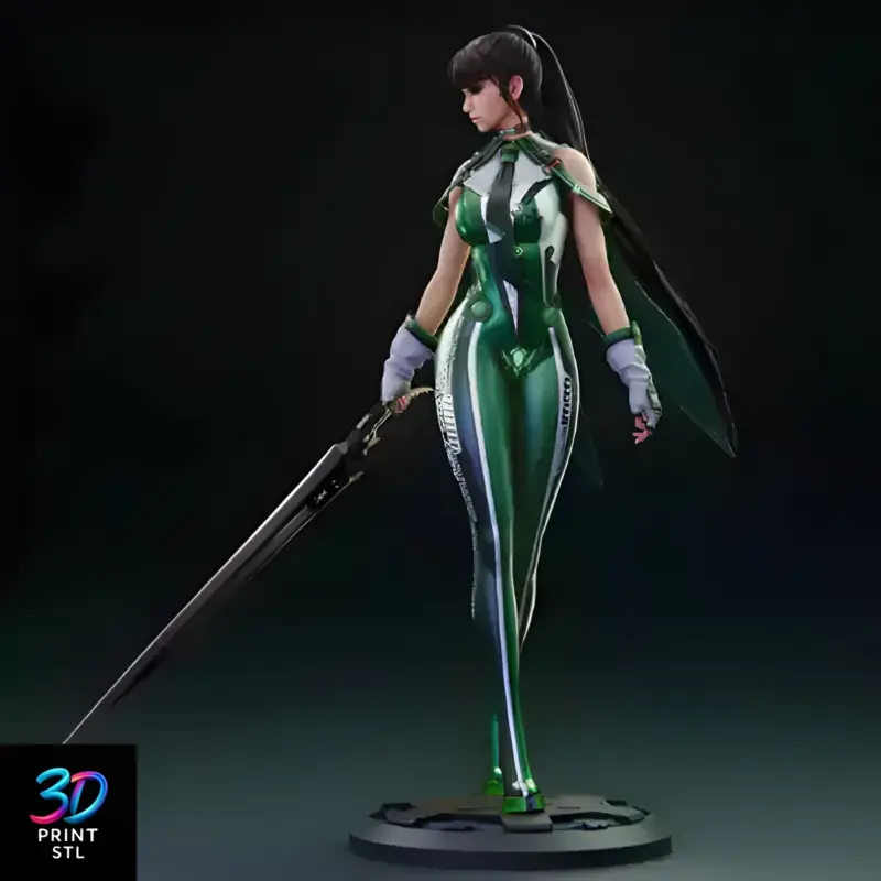 Erza Scarlet Fairy Tail | STL for 3D Printers - Image 3