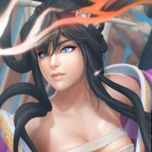 Winter Plum Fantasy Girl – STL Anime 3D Print Model