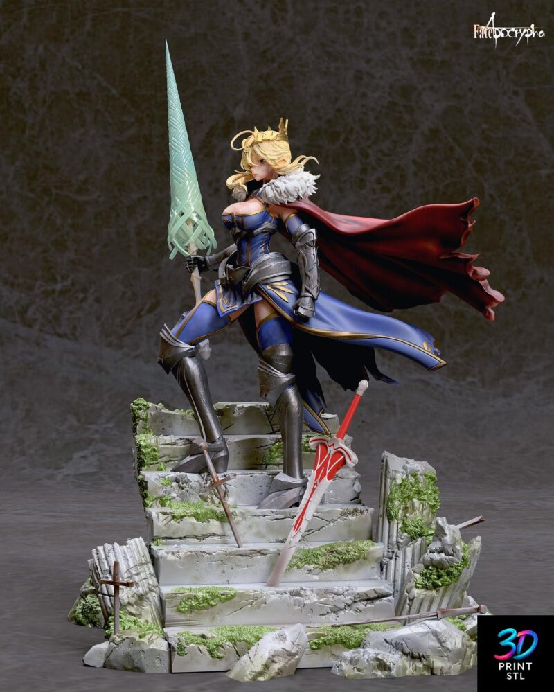 Saber Fate Anime | 3D Print File | STL - Image 2