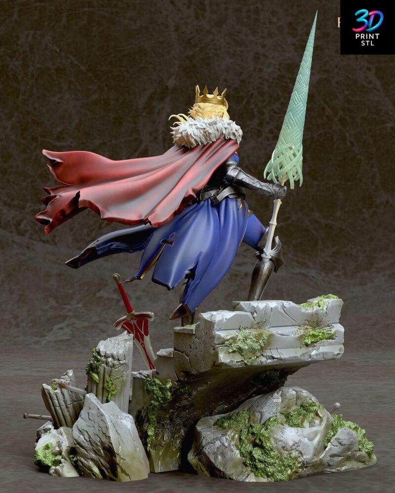 Saber Fate Anime | 3D Print File | STL - Image 3