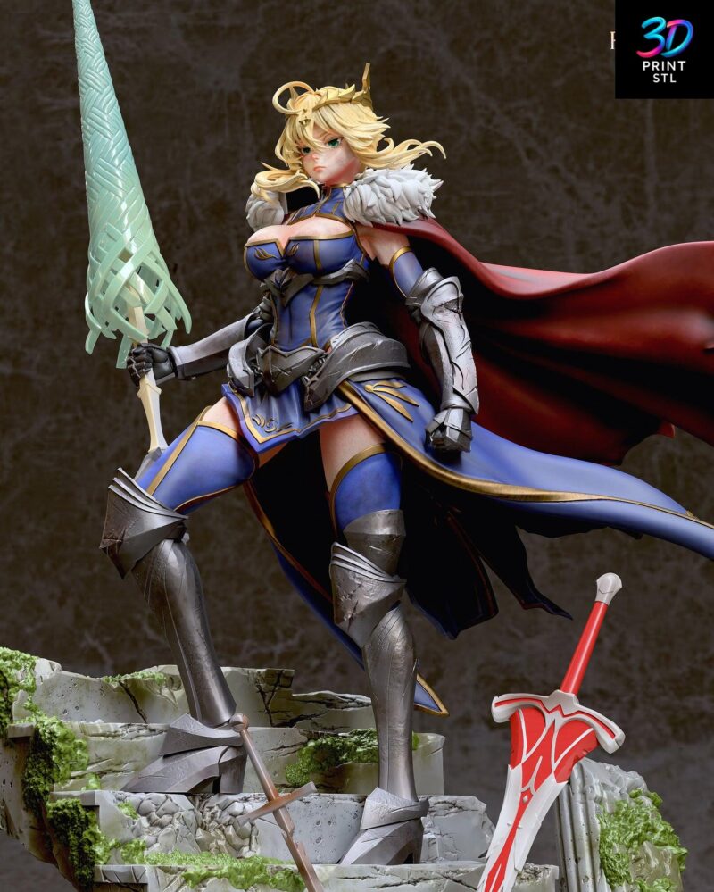 Saber Fate Anime | 3D Print File | STL - Image 6