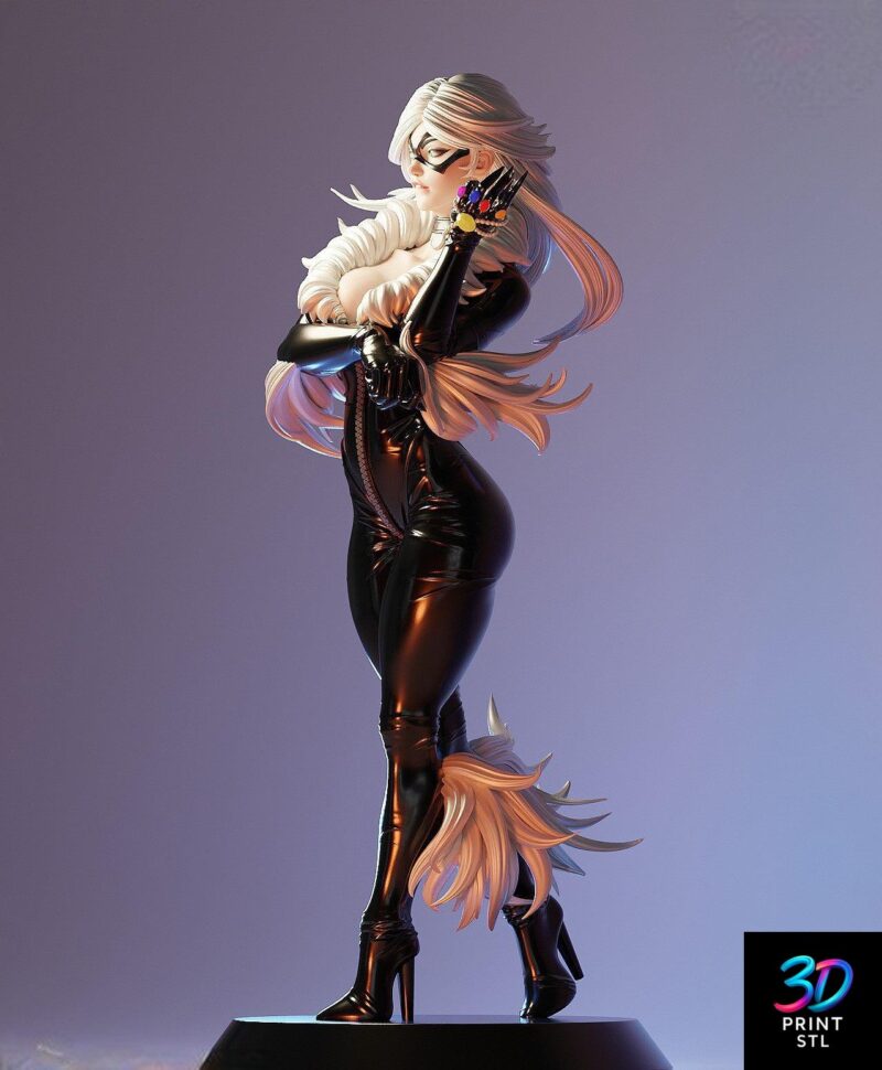 Felicia Black Cat Figure Movie Characters | 3D Print Model | STL - Image 2