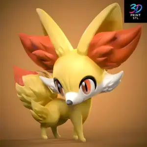 Fennekin Evolution Pokémon | STL for 3D Printers
