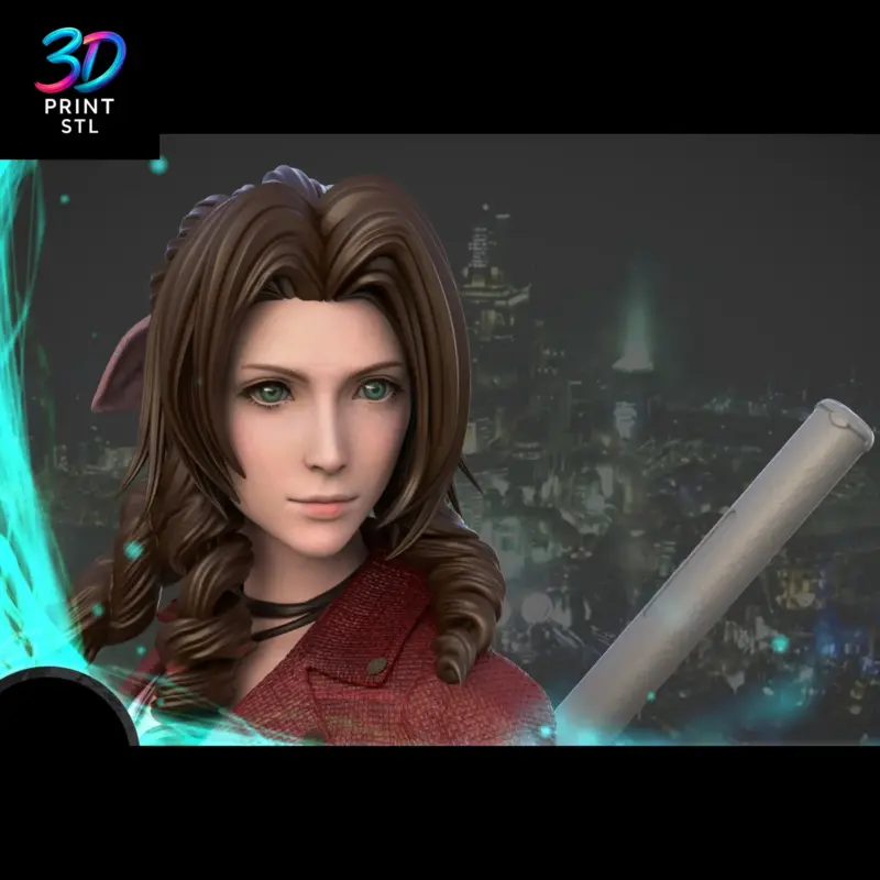Cloud, Tifa & Aerith Diorama Final Fantasy VII | 3D Print File | STL - Image 7
