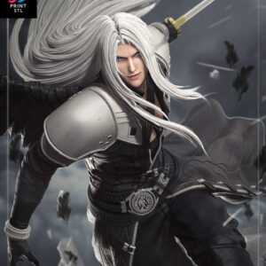 Sephiroth Final Fantasy | STL File for 3D Printing