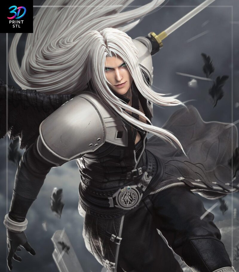 Sephiroth Final Fantasy | STL File for 3D Printing