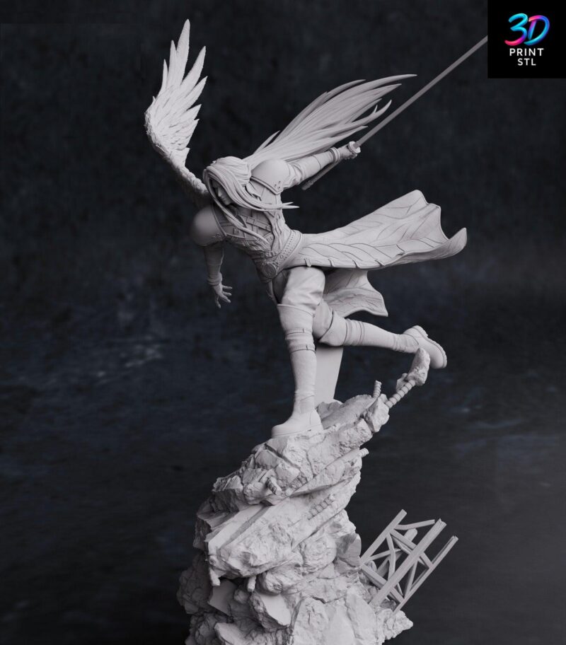 Sephiroth Final Fantasy | STL File for 3D Printing - Image 4