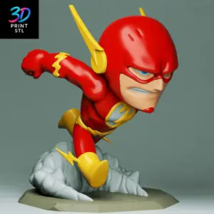 Flash Chibi DC Comics | STL for 3D Printers