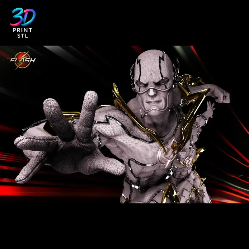 Flash Diorama DC Comics | STL File for 3D Printing - Image 4