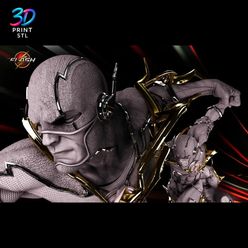 Flash Diorama DC Comics | STL File for 3D Printing - Image 5
