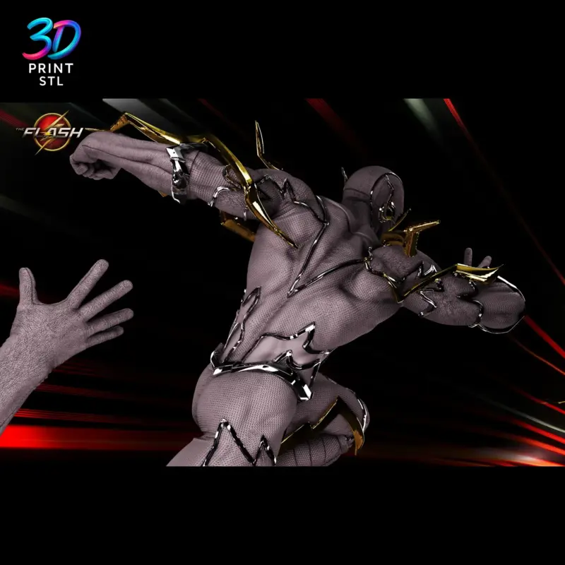 Flash Diorama DC Comics | STL File for 3D Printing - Image 6