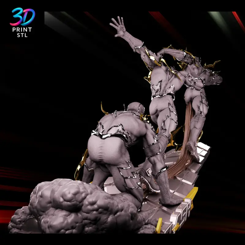 Flash Diorama DC Comics | STL File for 3D Printing - Image 7