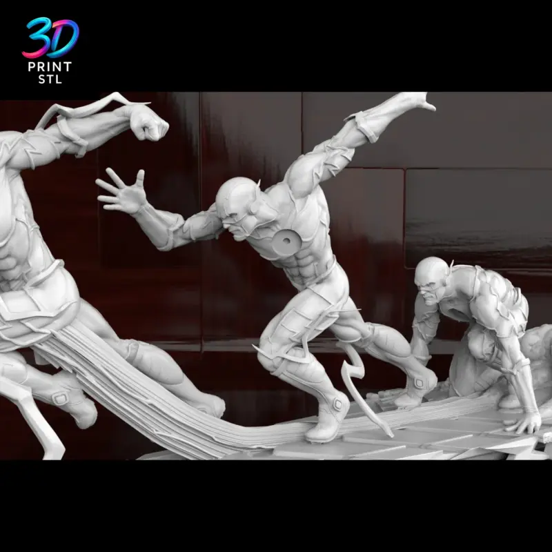 Flash Diorama DC Comics | STL File for 3D Printing - Image 9