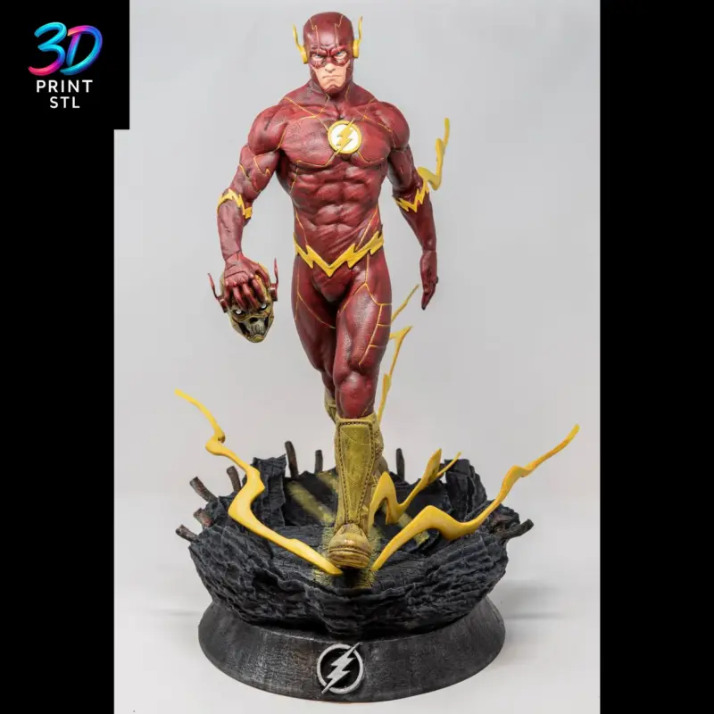 Flash Figure DC Comics | 3D Print Model | STL - Image 3
