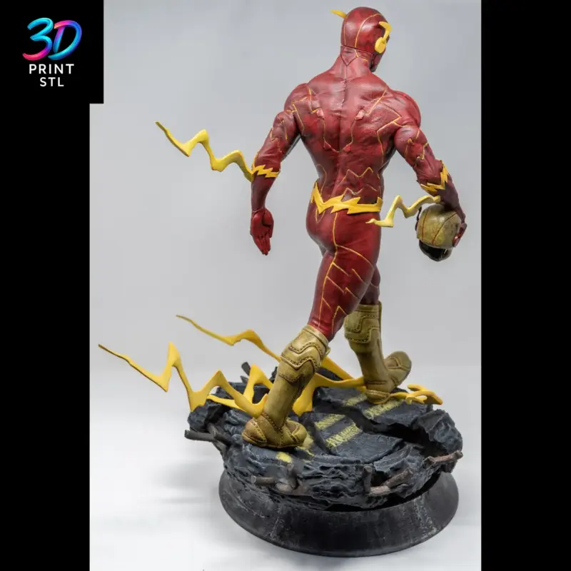 Flash Figure DC Comics | 3D Print Model | STL - Image 4