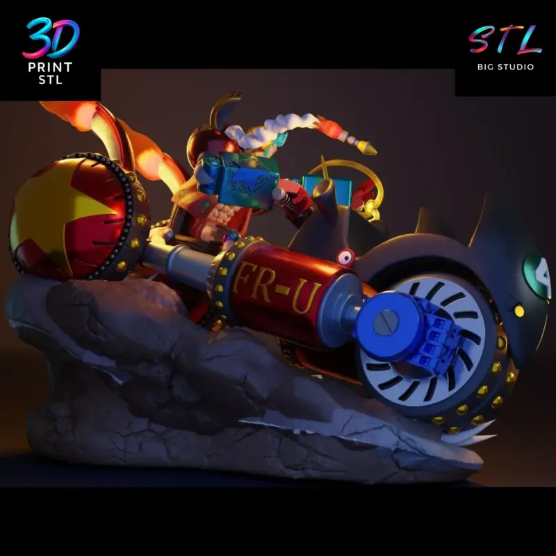 Franky Figure One Piece | 3D Print Model | STL - Image 3