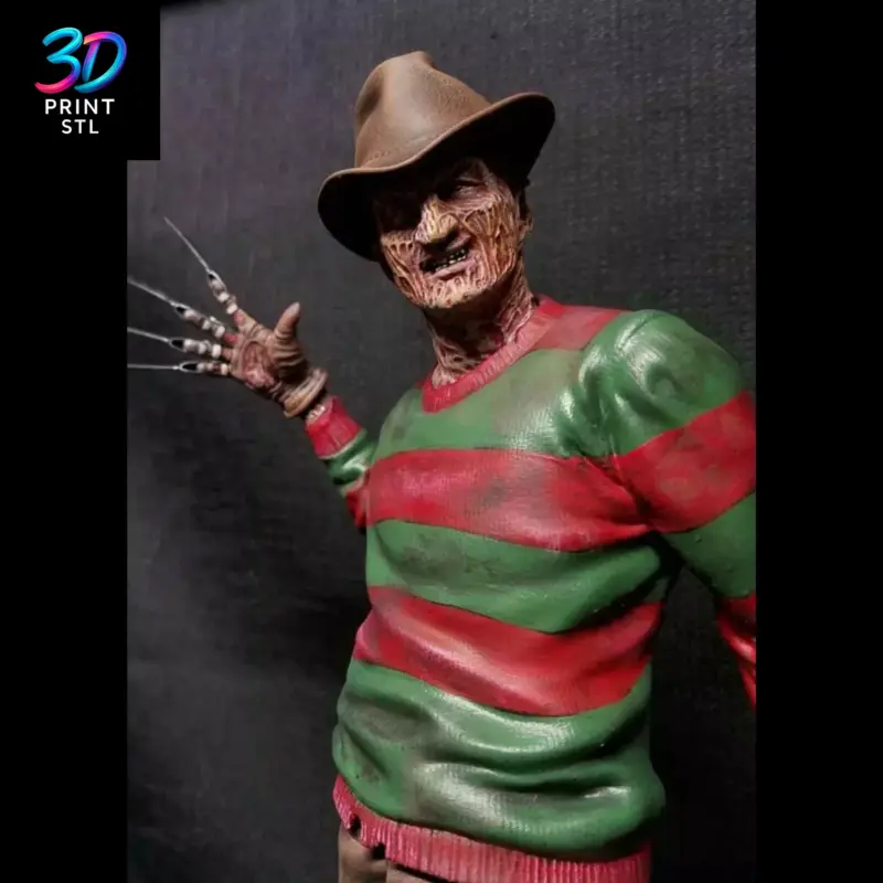 Freddy Krueger A Nightmare on Elm Street | STL File for 3D Printing - Image 2