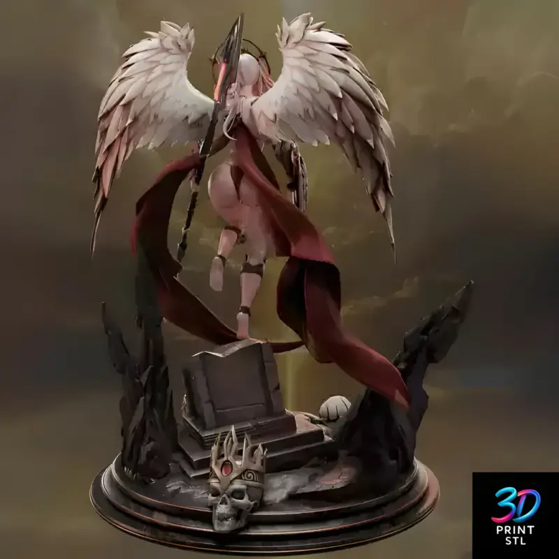 Freyja Odinsdottir Valkyrie Figure | STL for 3D Printers - Image 2