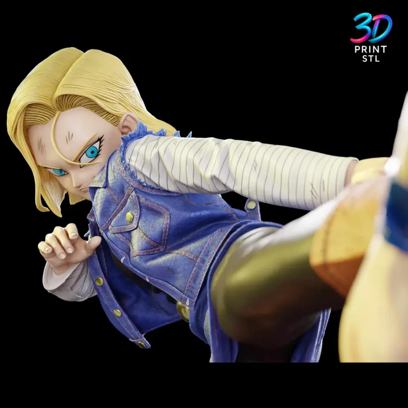 Future Gohan vs Androids Diorama Dragon Ball Z | 3D Print Model | STL - Image 5