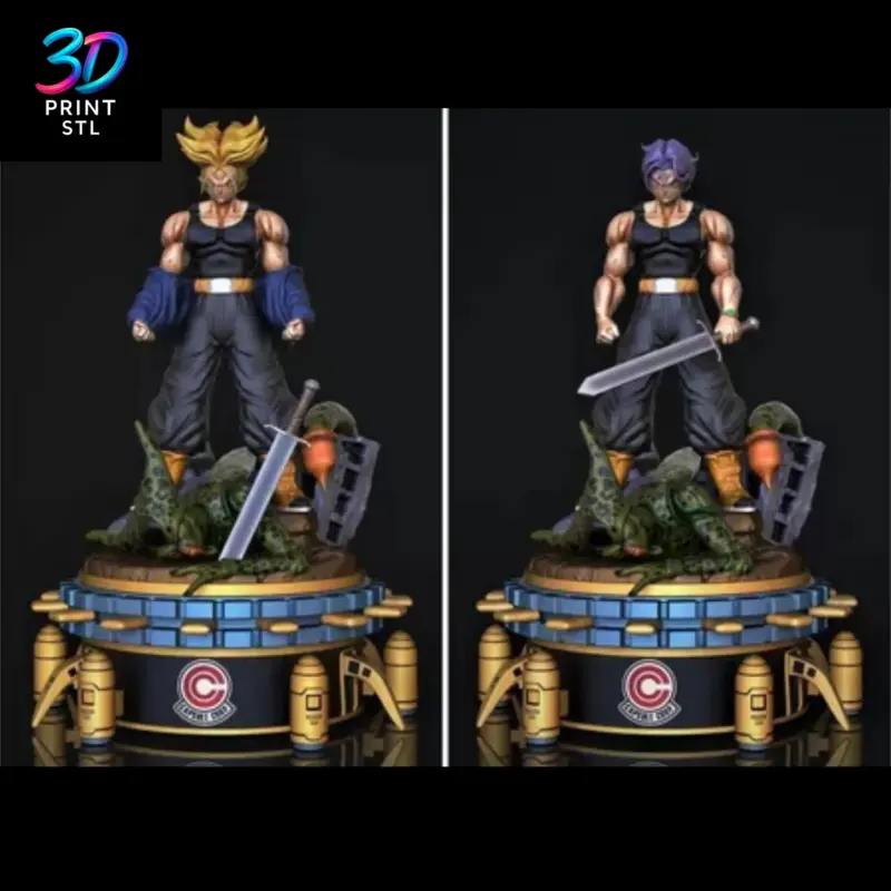 Future Trunks Diorama Dragon Ball Z | STL for 3D Printers - Image 3
