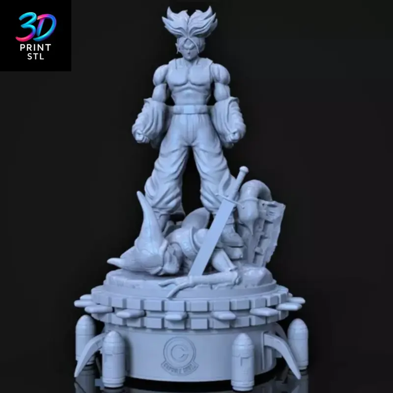 Future Trunks Diorama Dragon Ball Z | STL for 3D Printers - Image 5