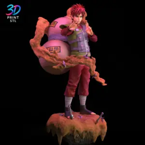 Gaara Figure Naruto Shippuden | 3D Print File | STL
