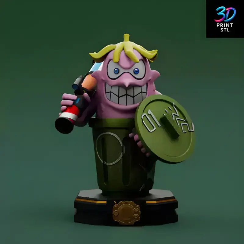 Garbagemon Digimon | 3D Print File | STL