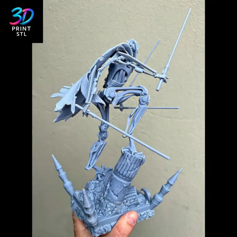 General Grievous Figure Star Wars | STL for 3D Printers - Image 5