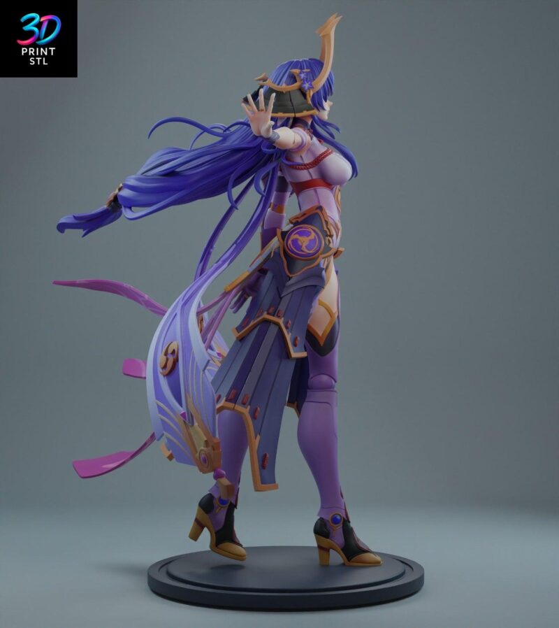 Raiden Shogun Figure Genshin Impact | 3D Print File | STL