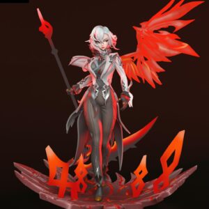 Arlecchino Figure Genshin Impact | 3D Print Model | STL