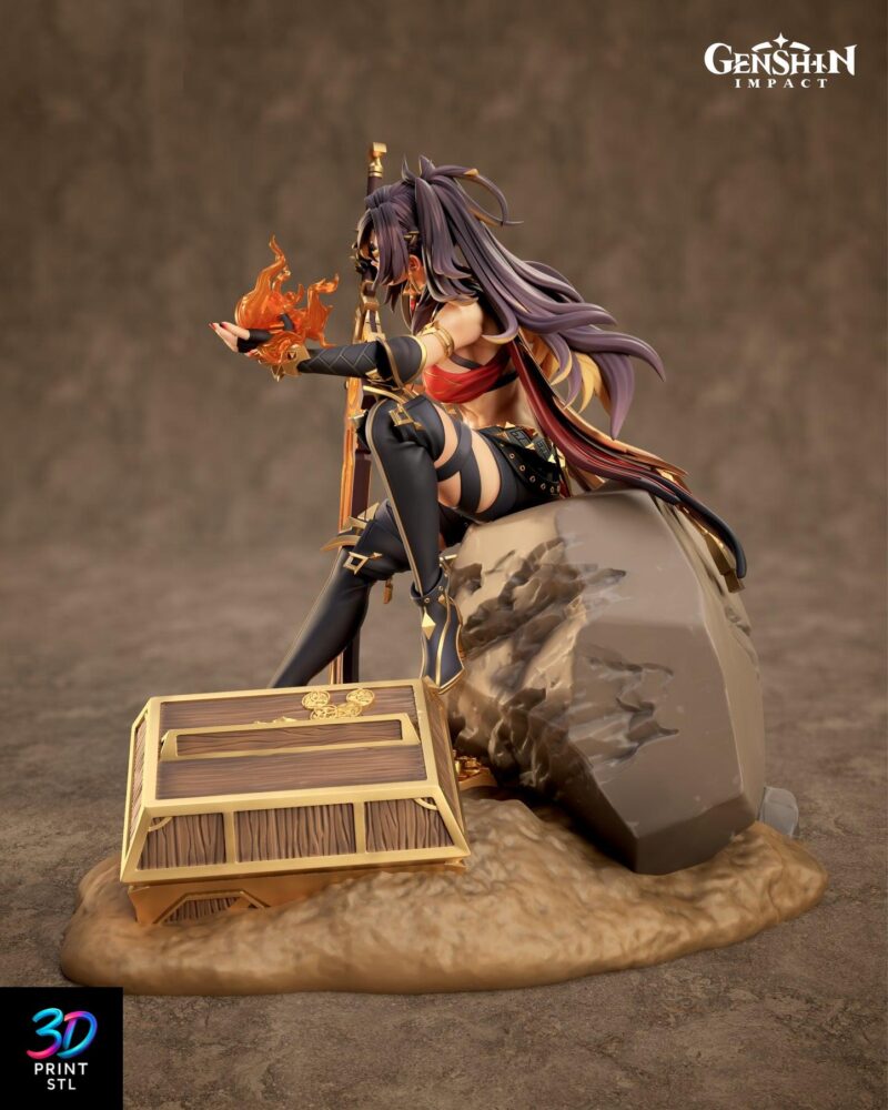 Dehya Figure Genshin Impact | 3D Print File | STL - Image 5