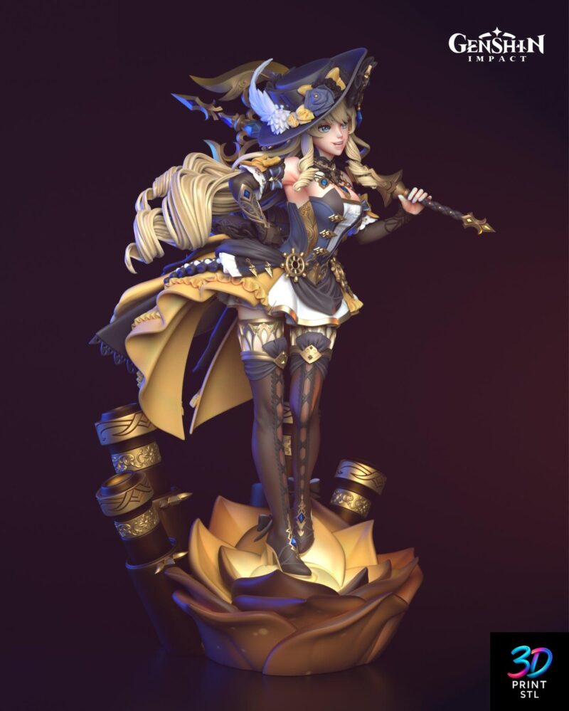 Navia Figure Genshin Impact | 3D Print File | STL - Image 2
