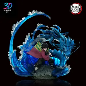 Giyu Tomioka Figure Demon Slayer | 3D Print Model | STL