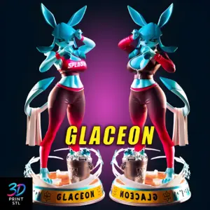 Glaceon Pokémon | STL for 3D Printers