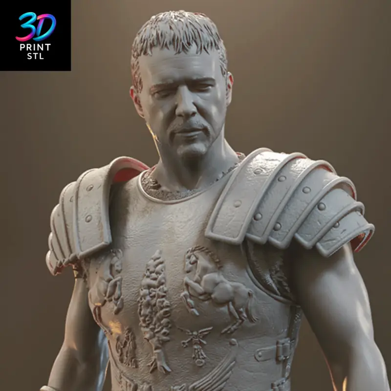 Maximus Decimus Meridius Diorama Gladiator | STL File for 3D Printing - Image 3