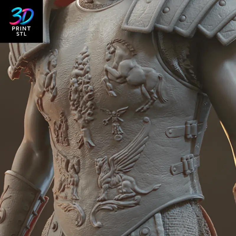 Maximus Decimus Meridius Diorama Gladiator | STL File for 3D Printing - Image 4