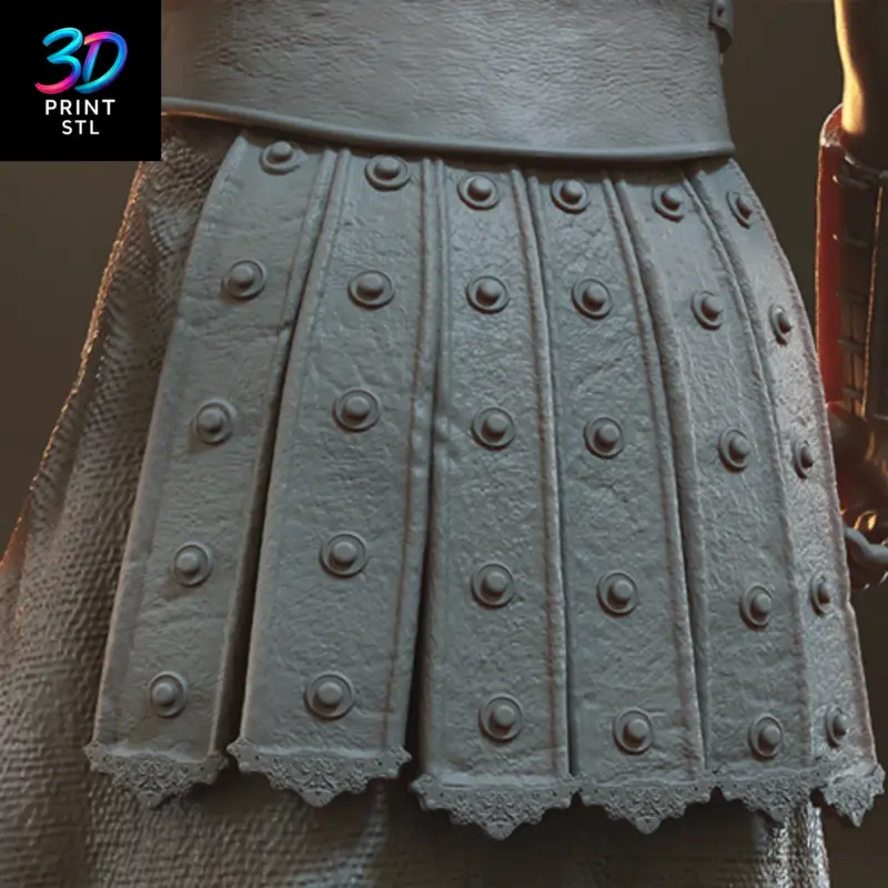 Maximus Decimus Meridius Diorama Gladiator | STL File for 3D Printing - Image 6