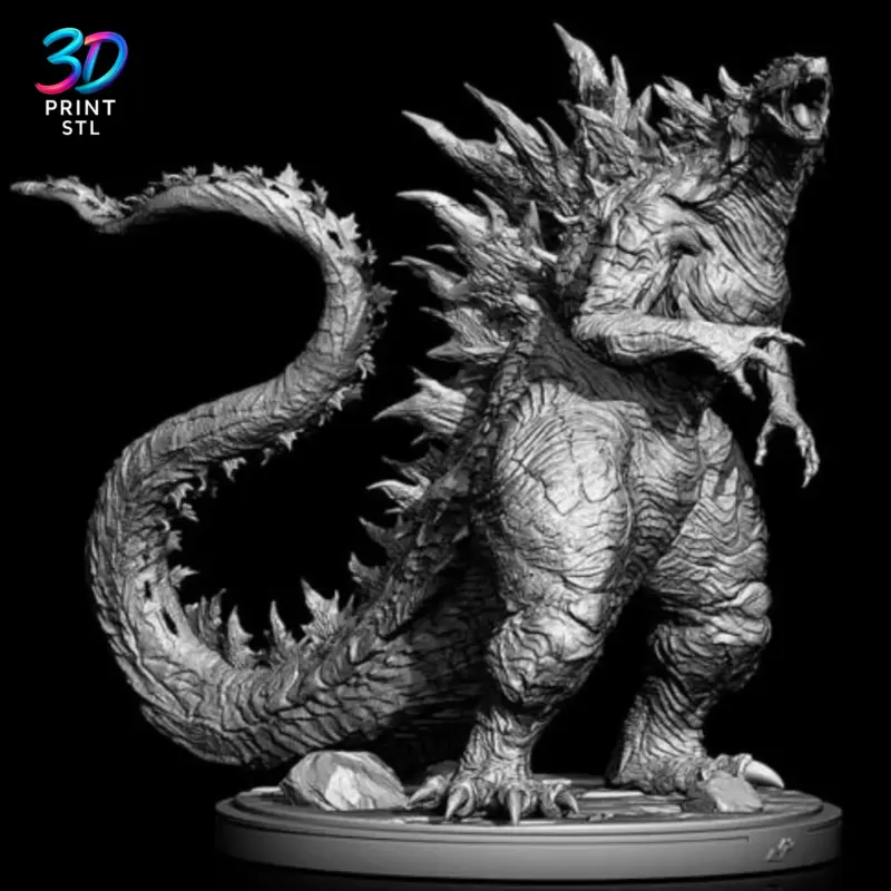Godzilla King of the Monsters | STL File for 3D Printing - Image 3